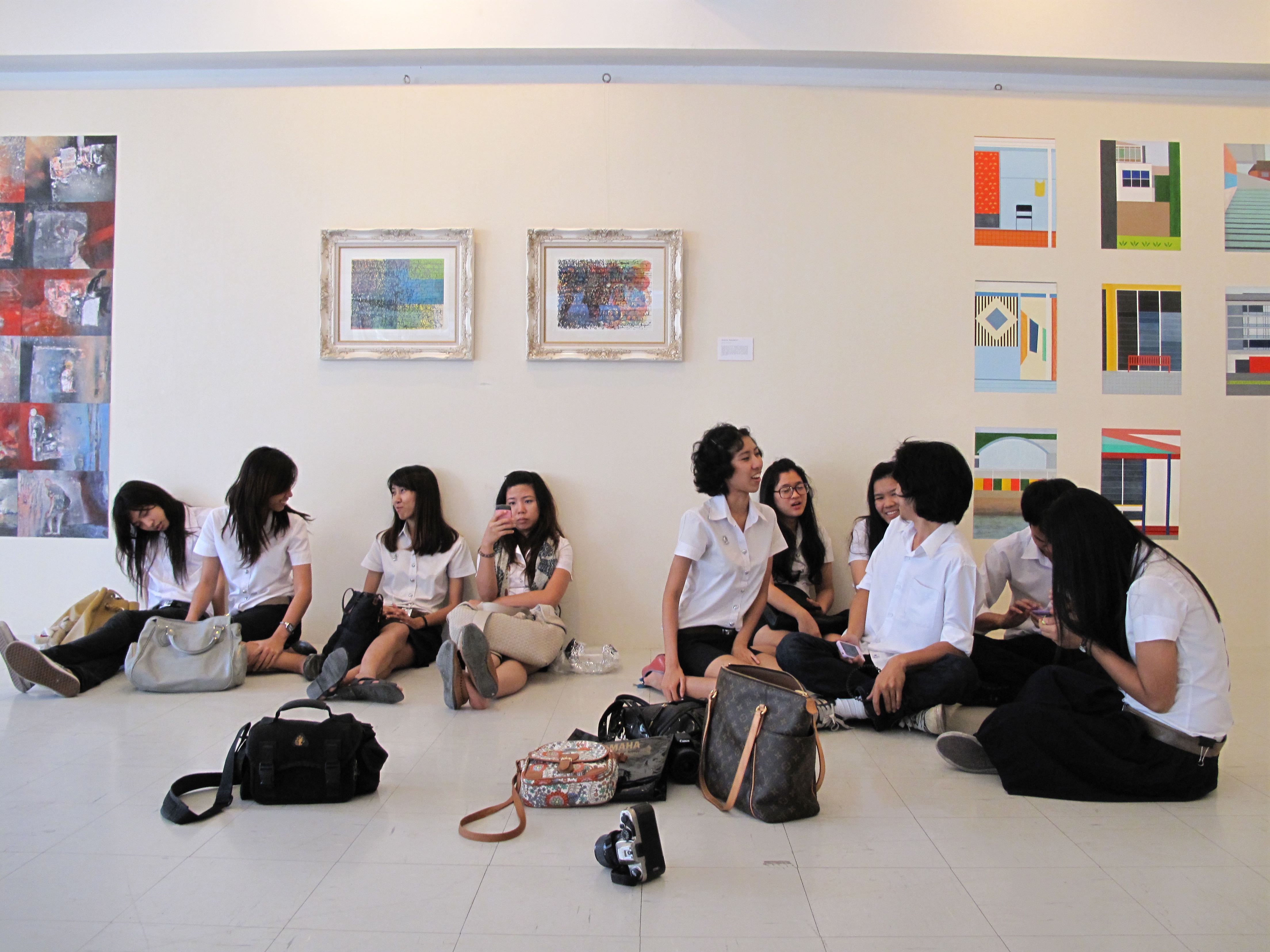 Pattern & Signs - Workshop  Chulalongkorn University, Jamjuree Art Gallery Bangkok 2011