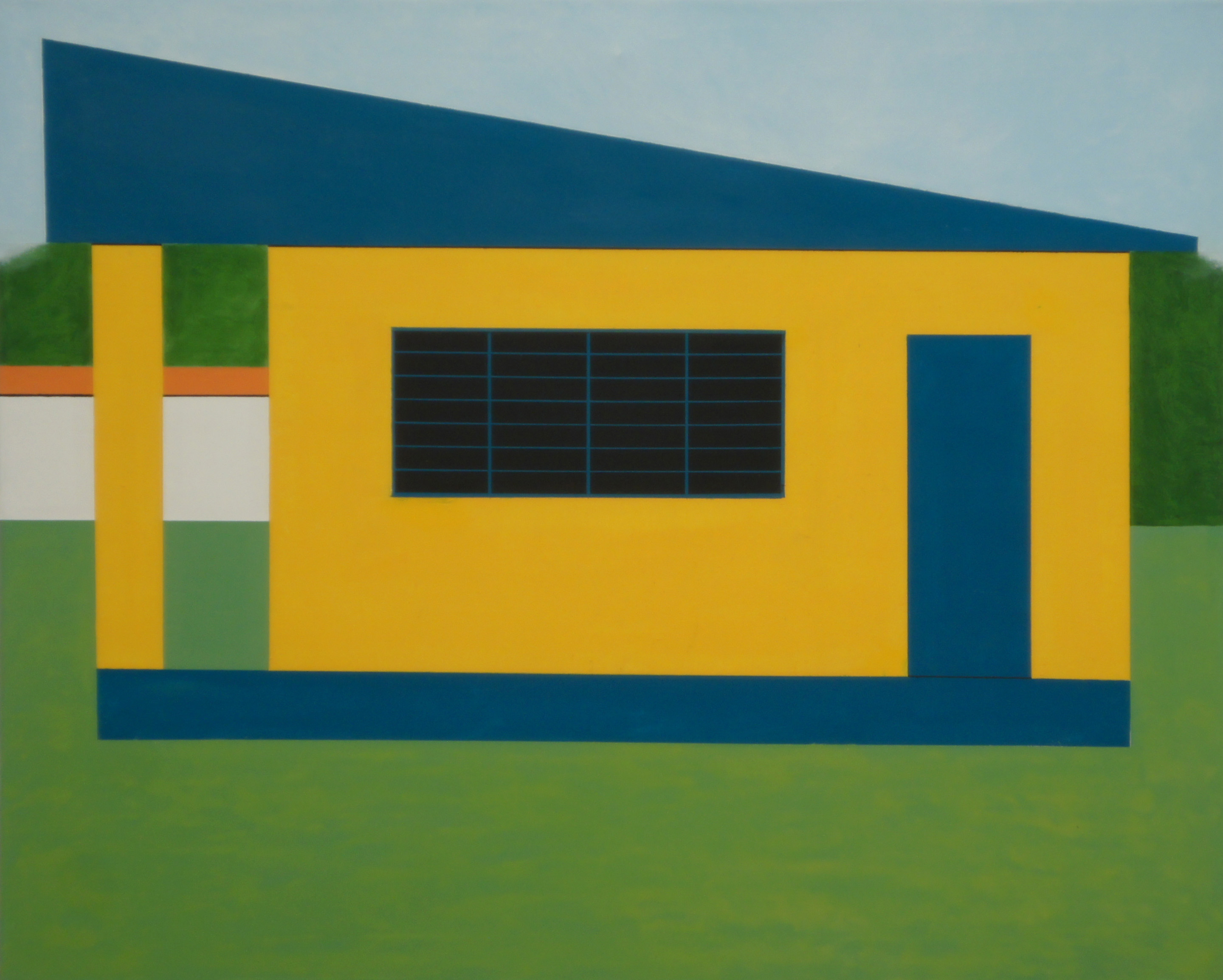 Auf Aitutaki, Cook Islands, 2010, 80 x 100 cm, Ölfarbe auf Leinwand At Aitutaki, Fiji, 2010, 80 x 100 cm, Oil on canvas