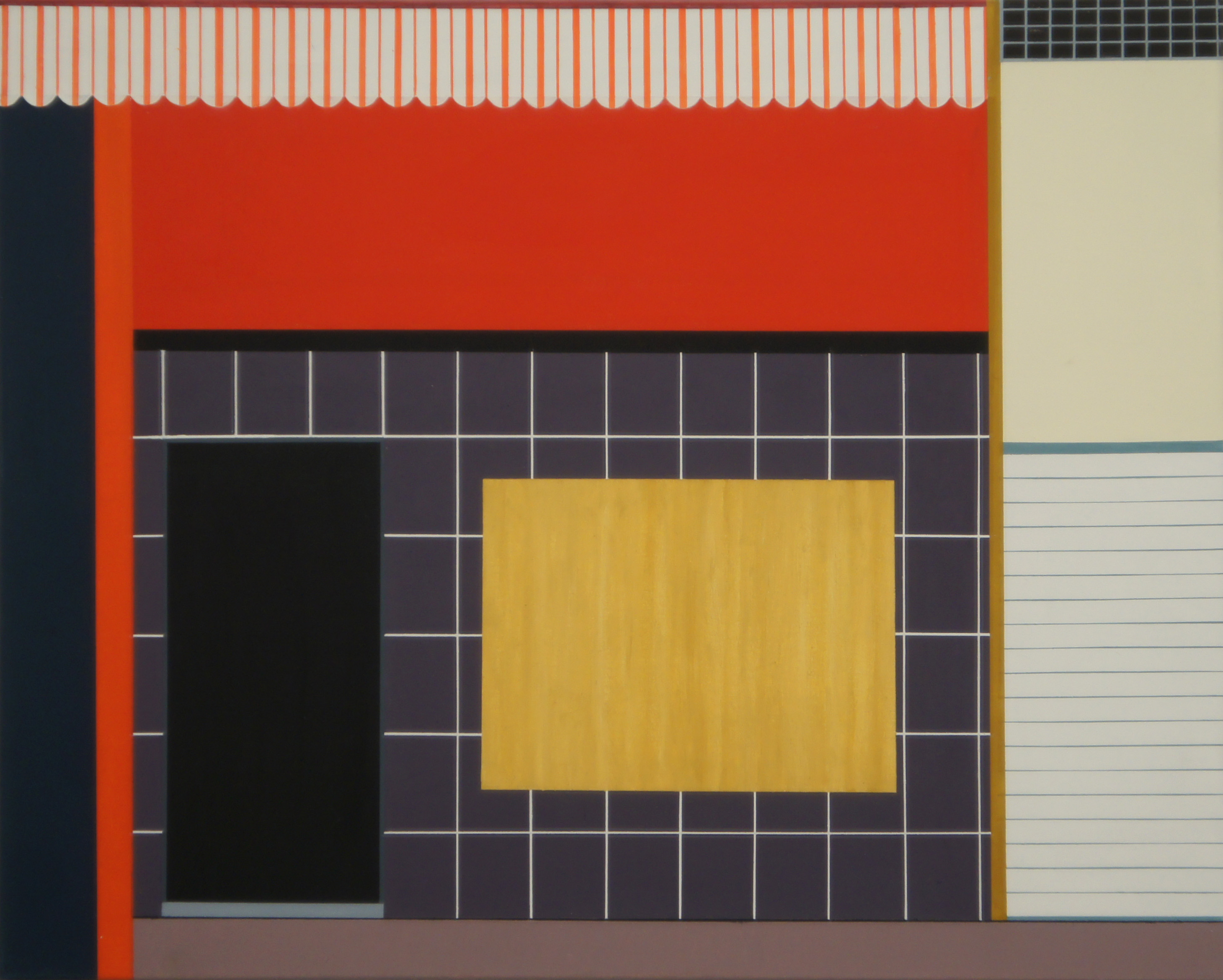 In Papeete, 2010, 80 x 100 cm, Ölfarbe auf Leinwand In Papeete, 2010, 80 x 100 cm, Oil on canvas