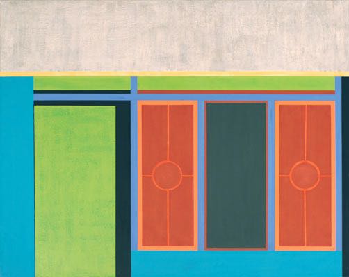 Haus III (Indonesien), 2012, 100 x 80 cm, Öl/Lw House III (Indonesien), 2012, 100 x 80 cm, Oil on canvas
