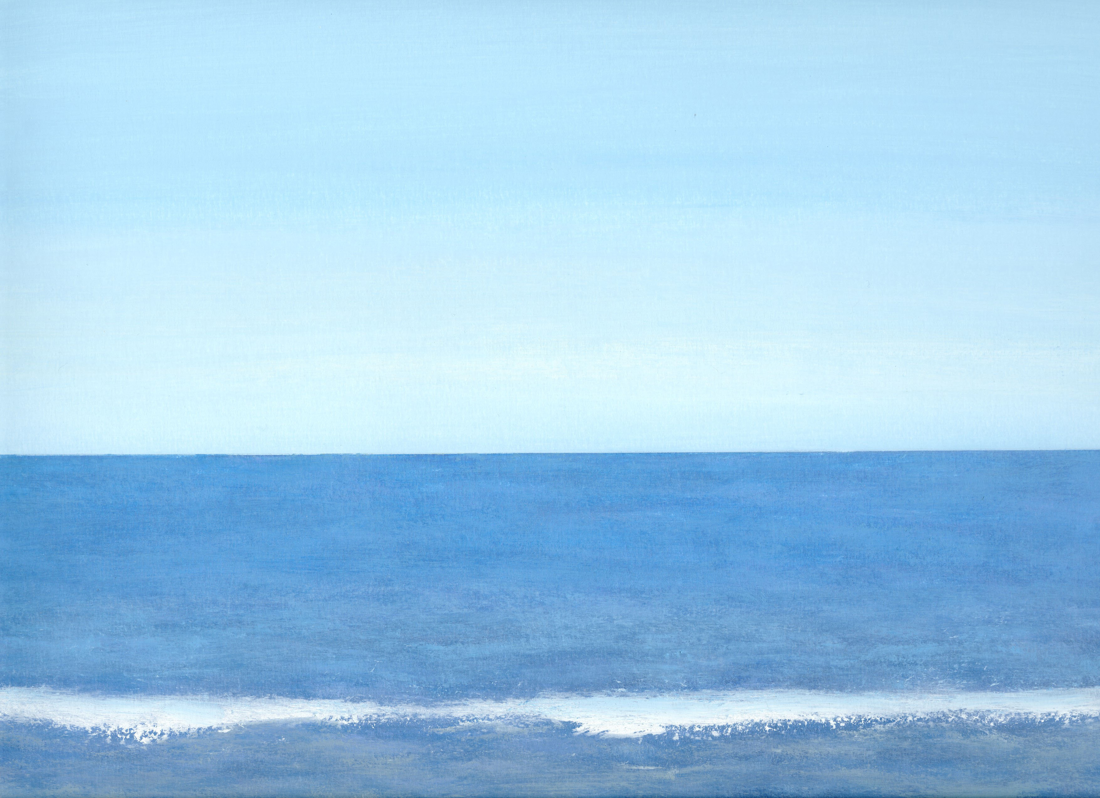 Seestück / Seascape  32, 2014, 36 x 43 cm, Mischtechnik auf Papier / Mixed media on paper