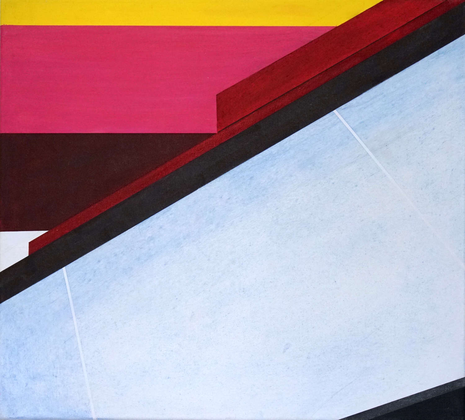 Tegel 13, 2020, 45 x 50 cm, Öl/Lw, Oil on Canvas