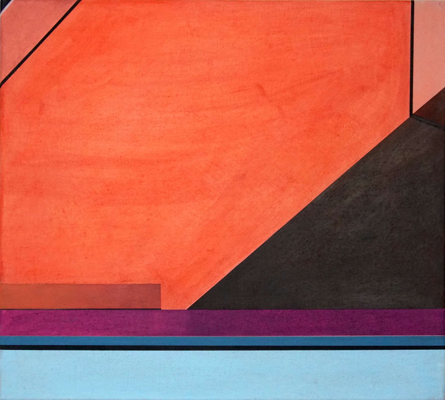 Tegel 7, 2020, 45 x 50 cm, Öl/Lw, Oil on Canvas